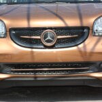 Trim strip for under grille in color hazel brown metallic for Smart Fortwo 453