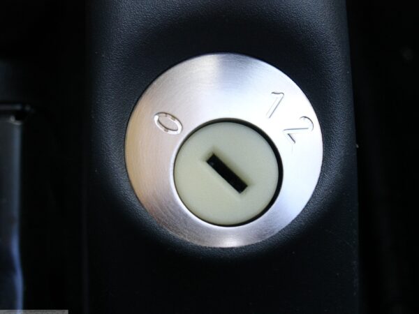 Ignition lock plate in finish nickel matt for Smart Fortwo 450