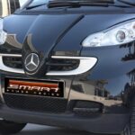 Front end grille F1 McLaren for Smart Fortwo 451 in color deep black