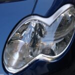 Headlight frames river silver smart fortwo 450