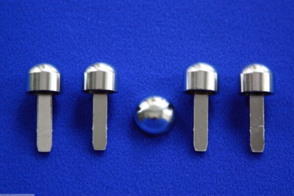 Knobs Set chrome matt only Smart Fortwo 450