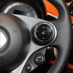 Right chrome rings in the steering for Smart Fortwo 453 and Forfour 453