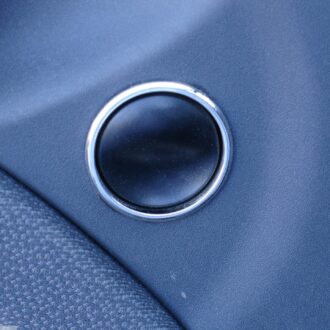 Rings for electric window switches in finish chrome for Smart Fortwo 450
