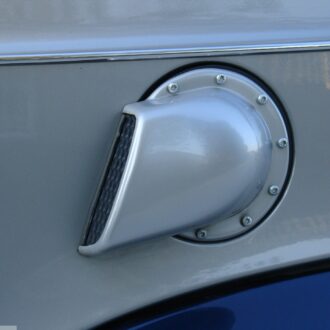 side air intake scoop silver metallic smart fortwo 450
