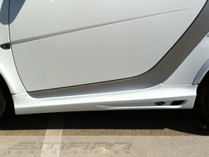 Side Skirts Smart Fortwo 450 - River Silver